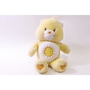 Care Bears, Funshine Bear, Medium Plush, Musical, Works, Vintage ~ 260112-WH 894
